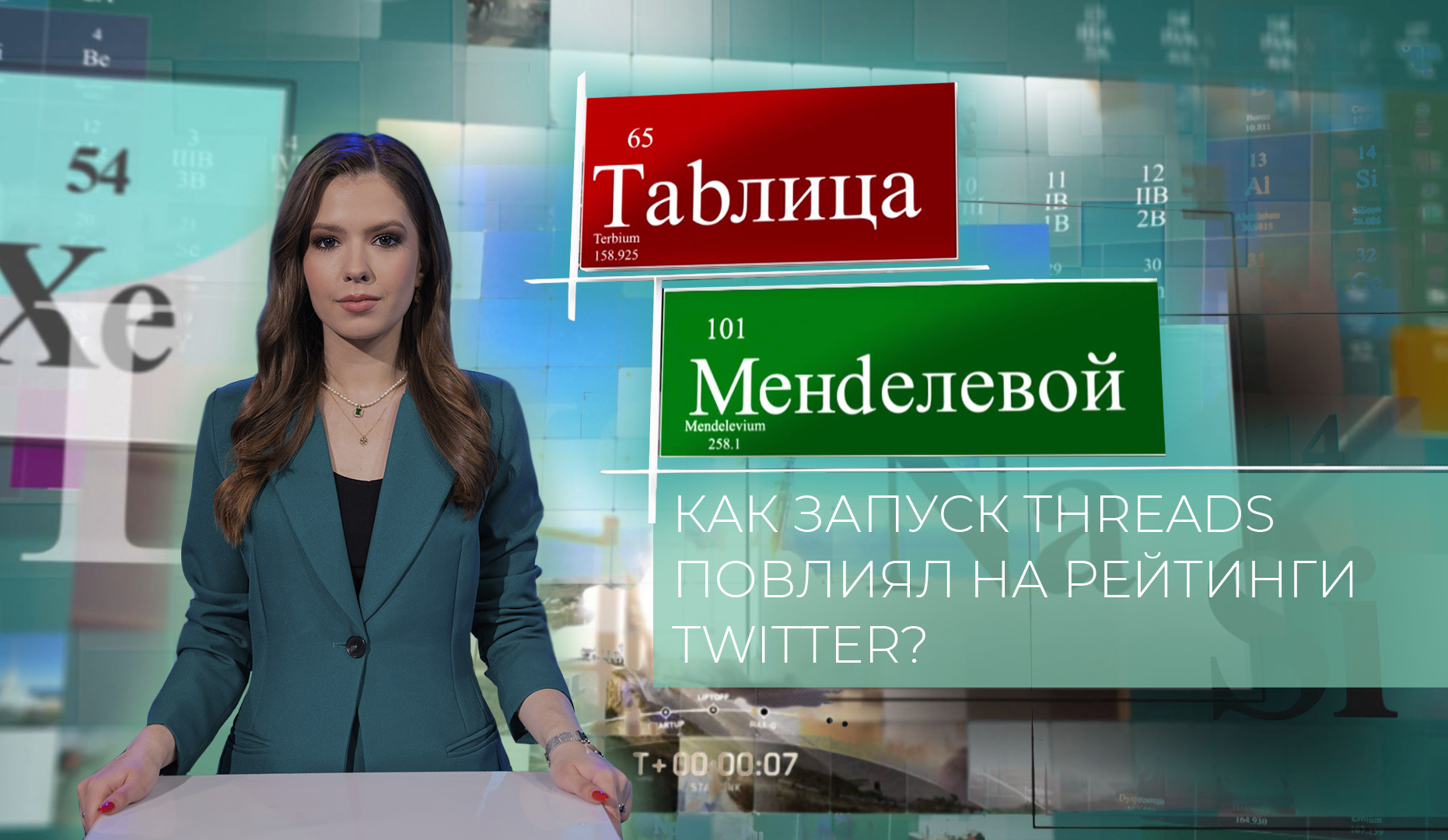 Социальные войны: как запуск Threads повлиял на рейтинги Twitter. Таблица Менделевой