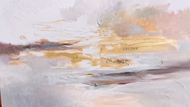 #Поталь: как я рисую интерьерную абстракцию смотреть онлайн