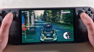 Dirt 3 on Steam Deck OLED with Steam OS 3.6