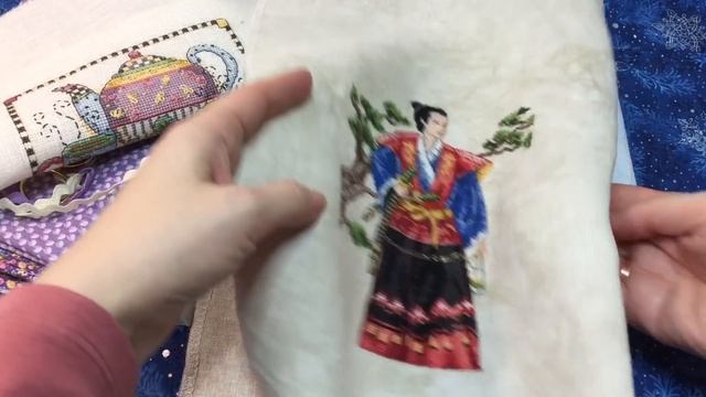 01. Японский пэчворк. Вышивка крестом. Швейно-вышивальные подарки.