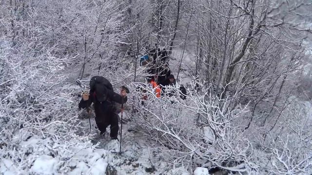 Крым. Татьянин грот зимой смотреть онлайн