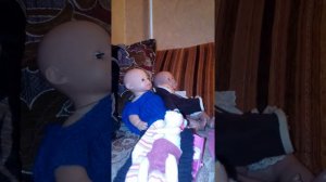 Мой первый мини реборн из пластилина