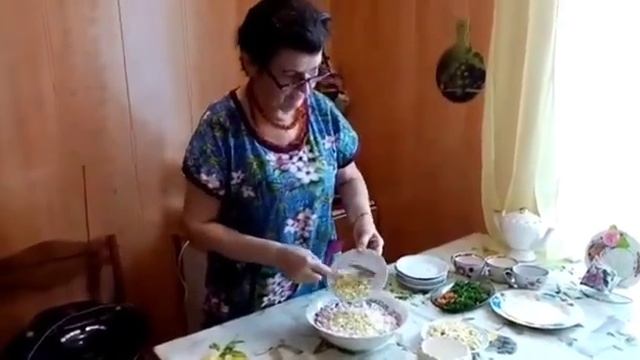САЛАТ ХРИЗАНТЕМА....