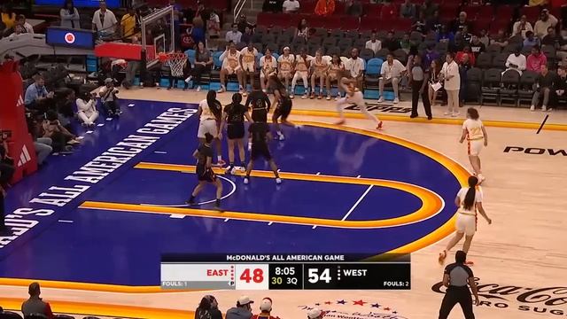 McDonald's All American Girls Game: East vs West | 2023.3.28 | HS Game смотреть онлайн