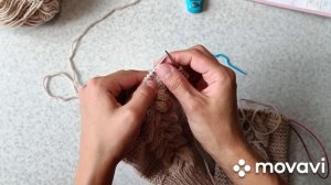 Лидер среди вязаных комбинезонов для малышей.Мастеркласс по комбинезону с косами «мишка».Часть 1