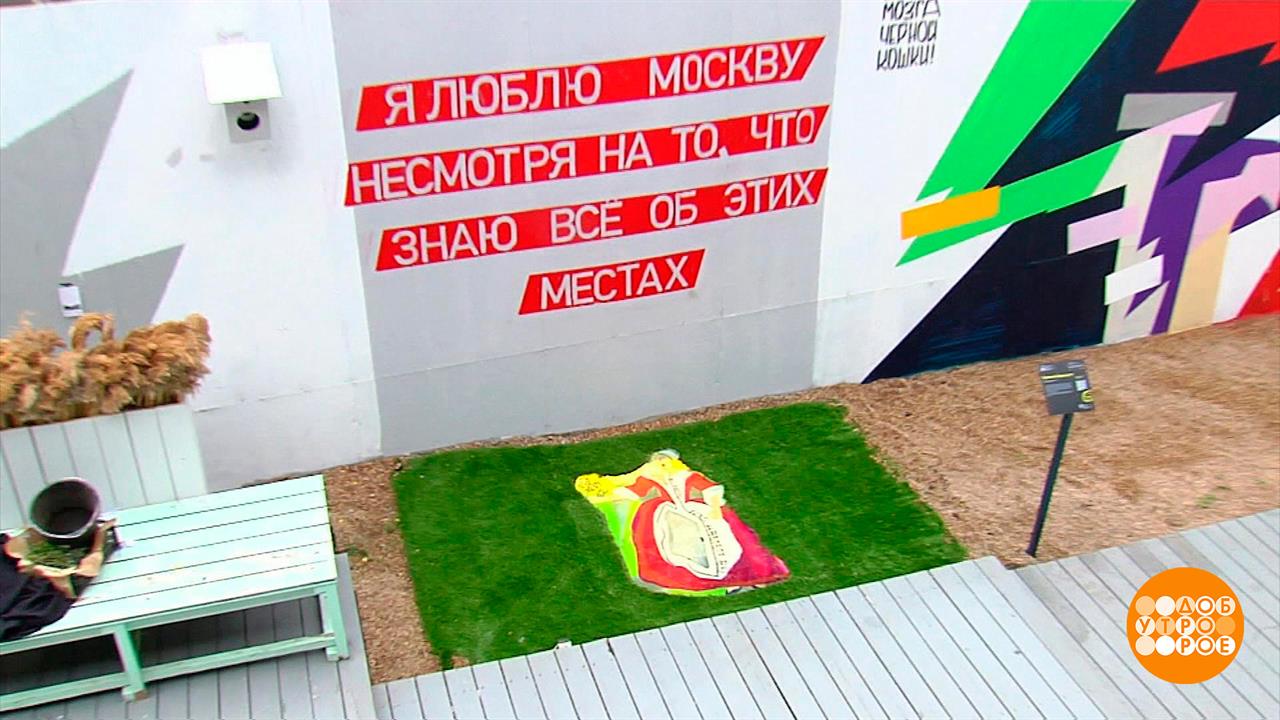 Биеннале уличного искусства: смотрим по сторонам, под ноги и наверх. Доброе утро. Суббота. Фрагме...