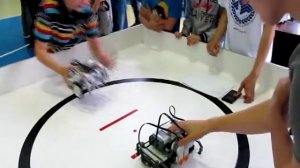 Красноярск Робопроф-2015, соревнование Робосумо, lego robots ev3, sumo 23.05.2015