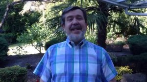 Alexey Pajitnov, creator of Tetris, sending a message on Tetris Day