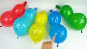 Разноцветные шарики зайчики | Учим цвета | Песня Семья пальчиков - Color song