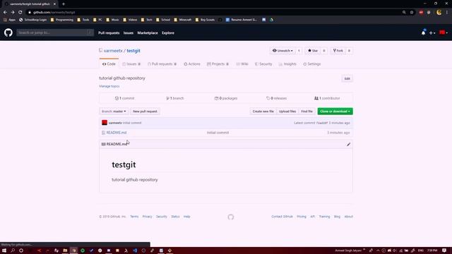 GitHub (1) - Tracking, Commits, and Pushing Changes смотреть онлайн