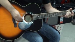 Как звучит Greg Bennett GJ-100S ? Тест ЗВУКА Биг-Джамбо