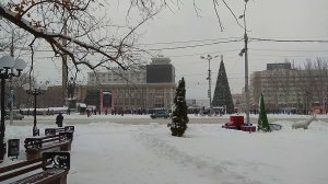 Донецк, площадь Ленина, Рождество