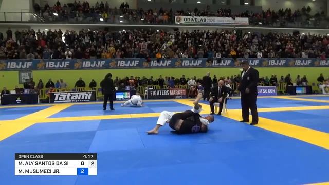 Mahamed Aly vs Mikey Musumeci - 2020 European Jiu-Jitsu IBJJF Championship смотреть онлайн