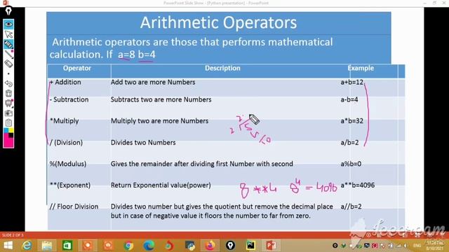 tutorial # 7 operator in python | Arithmetic operator | Comparison / Relational Operator | imtiaz
