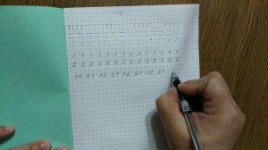 Математика. Урок №2 Как ориентироваться по клеточкам в тетради.