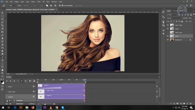 How To Animate Still Hair in Photoshop | Photoshop Animation Tutorial смотреть онлайн