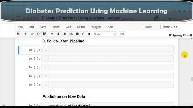 14. Project 9 Diabetes Prediction Using Machine Learning | Machine Learning Projects |Pipeline in M