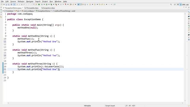 Exception Propagation in java | Core java interview questions
