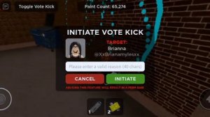 HOW TO VOTE KICK IN ROBLOX SPRAYPAINT!???