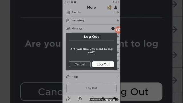 как выйти из аккаунта роблокс смотреть онлайн