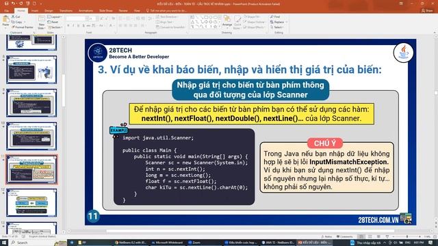 Lập trình Java - Buổi 1 смотреть онлайн