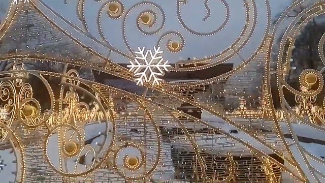 Новогодние инсталляции на Пушкинской площади