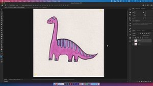 How to remove paper texture from scanned artwork in Photoshop