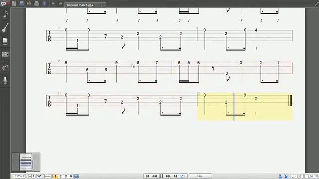 Imperial March - укулеле для начинающих (#ukulelel Tab)
