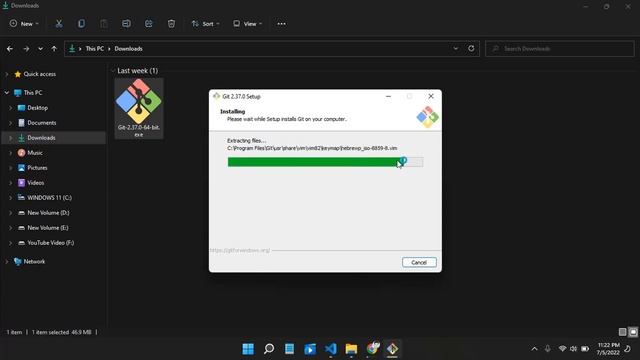 How to Download & Install Git on Windows 11 - Git Installation Tutorial смотреть онлайн