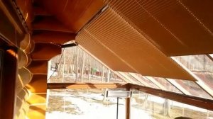 Плиссе с электроприводом для мансардных окон