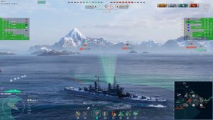 Крейсер Brisbane Кракен! World of Warships