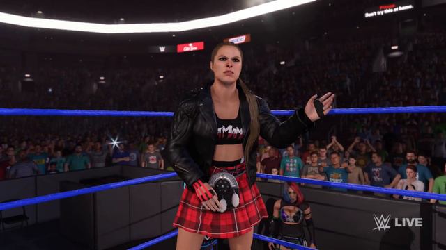 WWE FULL MATCH - Rhea Ripley Vs Becky Lynch Vs Auska Vs Ronda Rousey - SMACKDOWN смотреть онлайн