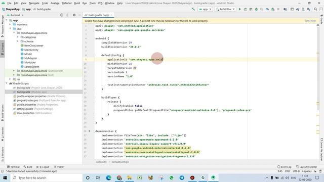 How to Create Shayari App with Firebase | Free Android Source Code with Database смотреть онлайн