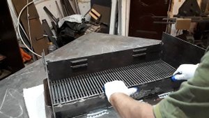 Крутой мангал гриль универсальный своими руками. Посмотрите.