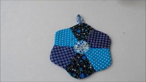 DIY. Как сшить кухонные прихватки из лоскутов цветочки. How to sew kitchen potholders from flaps