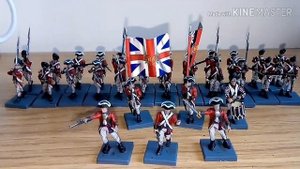 Warlord games, British line infantry,American war of independence, showcase