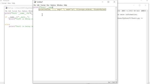 __name__ (A Special variable) Example in Python