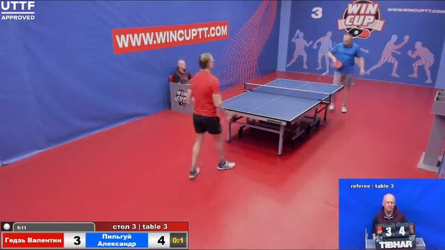Гедзь Валентин 0-3 Пильгуй Александр Турнир Восток 3 WINCUP 14.04.21 Прямая Трансляция Зал 3 смотреть онлайн