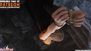 Ashley Feet Tickle Resident Evil 4 Remake Tickling part2