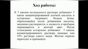 Содержание белков в биологических объектах Лабораторная работа "Определение содержания белков в био