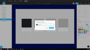 Figma tutorial - color palette