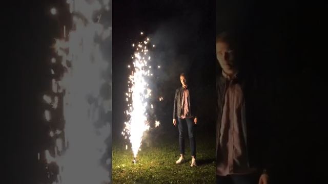 Холодный сценический фонтан 3м/30с