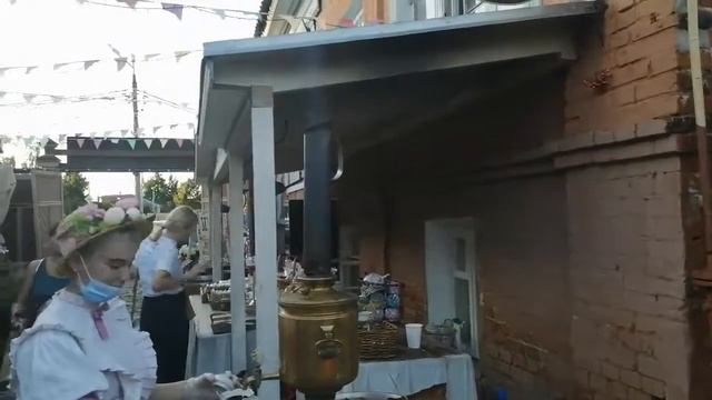 г.КОЛОМНА -19 ВЕК , БАРЫШНЯ С САМОВАРОМ И ЧАЕМ , ЛАВКА СЛАДОСТЕЙ И ПАСТИЛЫ !