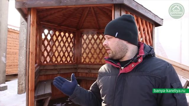 Обзор деревянной беседки для дачи