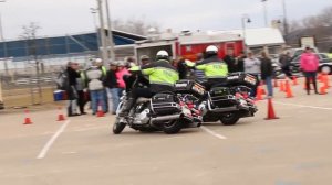 американские копы на мотоциклах