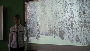 Sergey Esenin "The birch tree" Читает Белорукова Таня