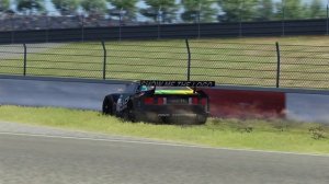 Massive crash at the Schumacher S - Lister Storm V12 Assetto Corsa