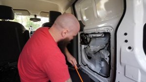 Nissan NV200 Camper Conversion | Installing the Door Insulation