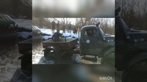 ГАЗ 63- GAZ 63- турбодизель с БМВ м51 первый выезд мосты с Газ 66