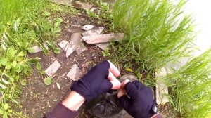 Эхолот беспроводной из Китая эксперимент с пойманной рыбой.